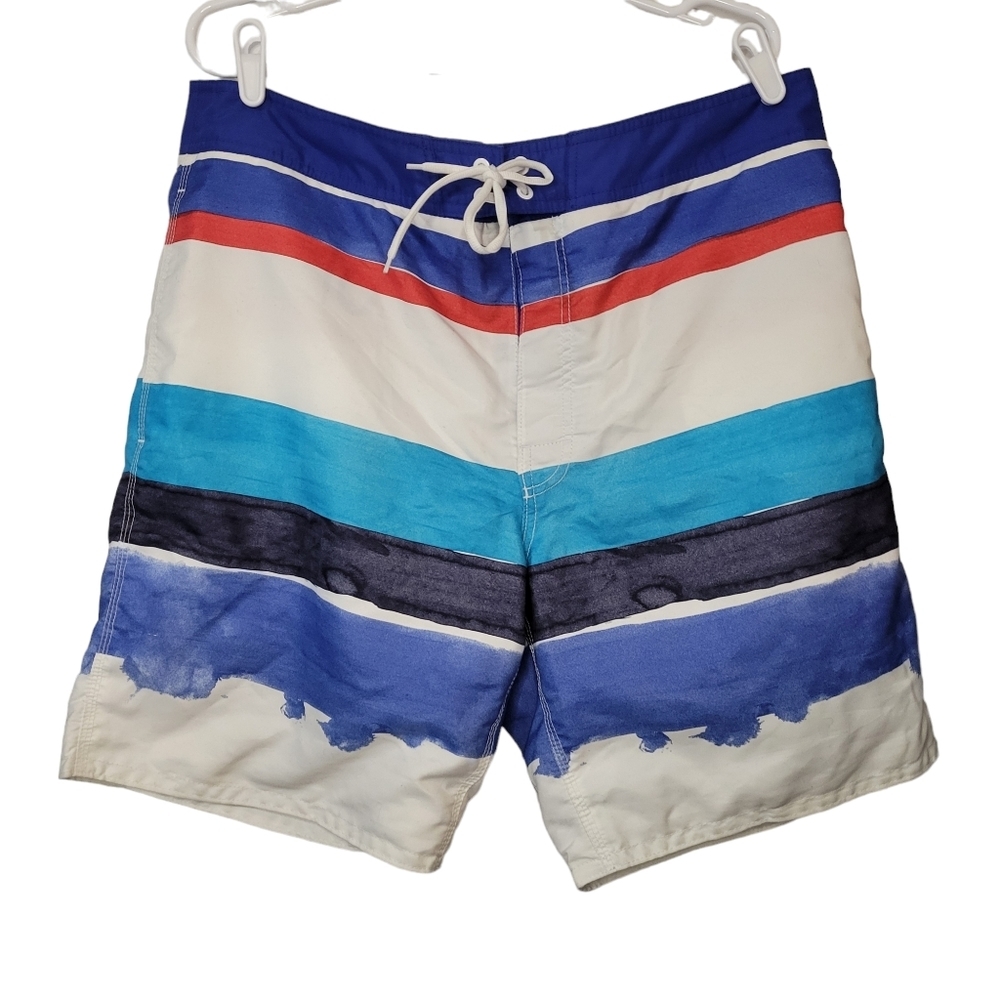 Gap swim trunks men extra‎ large red white and blue